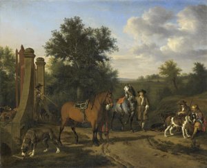 La partie de chasse, 1669