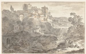 Paysage italien - Adriaen van der Cabel