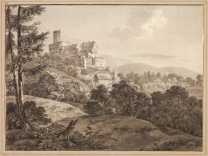 Vue du Château Gnandstein, vers 1795