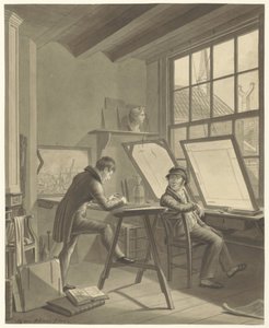 Atelier de Jacob Ernst Marcus dans la Rozenstraat à Amsterdam