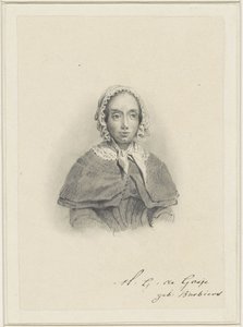 Portrait de Maria Geertruida de Goeje-Barbiers - Adrianus Johannes Ehnle