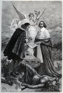 Allégorie du Traité de paix des Pyrénées du 7 novembre - Adrien Emmanuel Marie