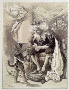 Le Chat Botté - dans «Les Contes de Fées» de Charles Perrault, illustrations par Adrien Marie - Adrien Emmanuel Marie