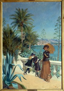 Terrasse à Monte Carlo - Adrien Emmanuel Marie