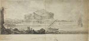 Vue de la ville et du port de Palerme avec vue sur le Monte Pellegrino