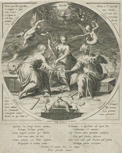 De drie schikgodinnen - Egidius  Sadeler (II)