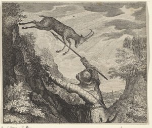 Fable du chamois et du chasseur