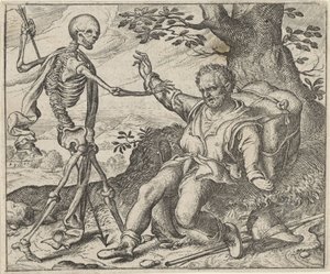Fable du vieil homme et de la mort - Egidius  Sadeler (II)