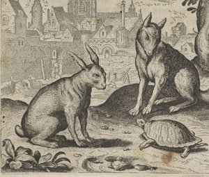 Fable de la tortue et du lièvre