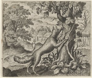 Fable du renard et des raisins