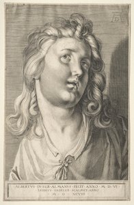 Tête de femme - Aegidius Sadeler