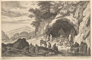 Paysage avec camp de gitans, n.d. - Aegidius Sadeler II
