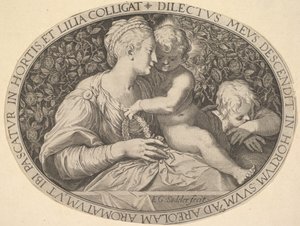 Madone et Enfant - Aegidius Sadeler II