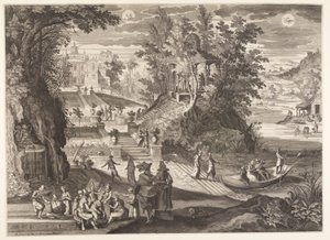 Mai/Juin, extrait des Douze Mois - Aegidius Sadeler II