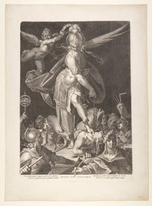 Le triomphe de la sagesse - Aegidius Sadeler II