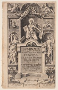 Page de titre de Symbola varia diversorum - Aegidius Sadeler II