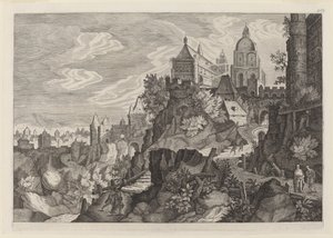 Paysage rocheux en Bohême