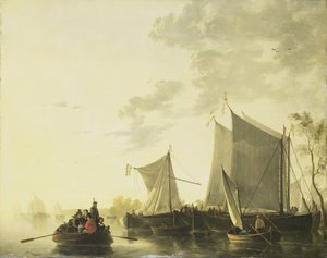 Vue de rivière - Aelbert Cuyp (copy after)