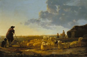 Troupeau de moutons au pâturage - Aelbert Cuyp