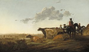 Paysage avec Bergers, c.1650-52 - Aelbert Cuyp
