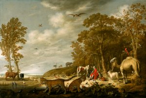Orphée joue pour les animaux - Aelbert Cuyp