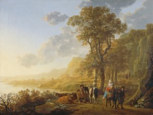 La fuite en Égypte - Aelbert Cuyp