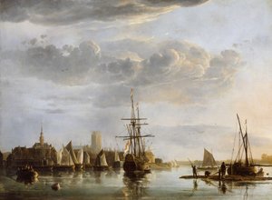 Vue de Dordrecht, vers 1652-53 - Aelbert Cuyp