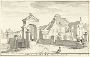 La havezathe Vechterweerd près de Zwolle en 1729