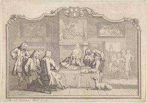 Guilde de Saint-Luc à Dordrecht, 1736