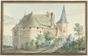 Le château de Wouw (de derrière)