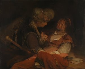 Juda et Tamar. Vers 1681