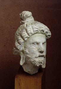 Tête de Brahma, Afghanistan, 2e-4e siècle
