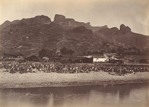 Marché aux canards, vers 1869 - Afong Lai
