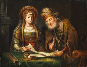 Esther et Mardochée - After Arent de Gelder