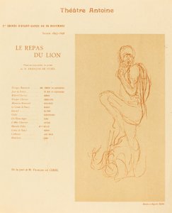 Le Repas du lion - after Auguste Rodin
