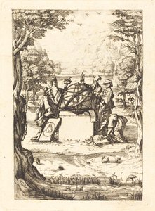 Frontispice pour la Sacrée Cosmologia (Titre avec astrologues)
