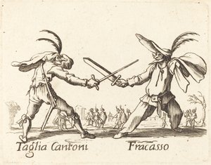 Taglia Cantoni et Fracasso - After Jacques Callot