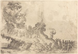 Le Flotteur du Mont Parnasse - After Jacques Callot