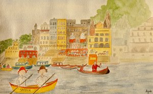 Le Voyage, Varanasi, 2015 - Agnes Girardon