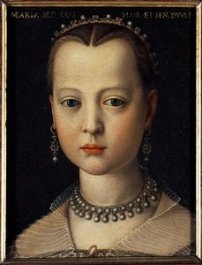 Portrait de Marie de Médicis, fille de Cosme Ier de Toscane - Agnolo Bronzino