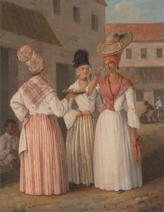 Une marchande de fleurs des Antilles et deux autres femmes libres de couleur
