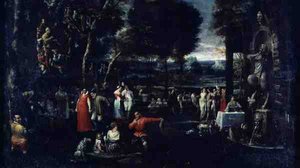 Fête champêtre ou Fête milanaise, vers 1584 - Agostino Carracci