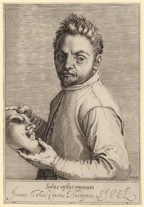 Portrait de Giovanni Gabrielli, dit «Il Sivello» - Agostino Carracci