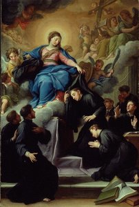 La Madone avec les sept fondateurs de l