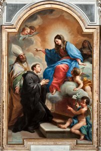 La Vierge avec Saint Nicolas de Tolentino