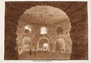 Intérieur du Temple de la Toux, 1833 - Agostino Tofanelli