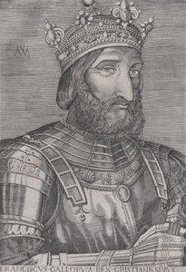 François Ier, roi de France, daté 1536 - Agostino Veneziano