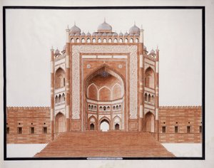 La porte de Futtypore, Sicri, c. 1815