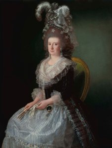 Portrait de María Josefa Piscatori, Marquesa de San Andrés (1757-1807), épouse de Pedro López de Lerena. - Agustín Esteve