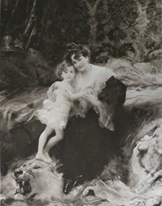 French: Madame Aimé Morot et sa Fille